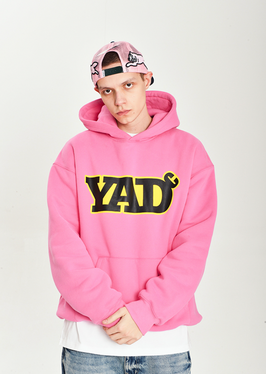 YADcrew Logo Print Hoodie