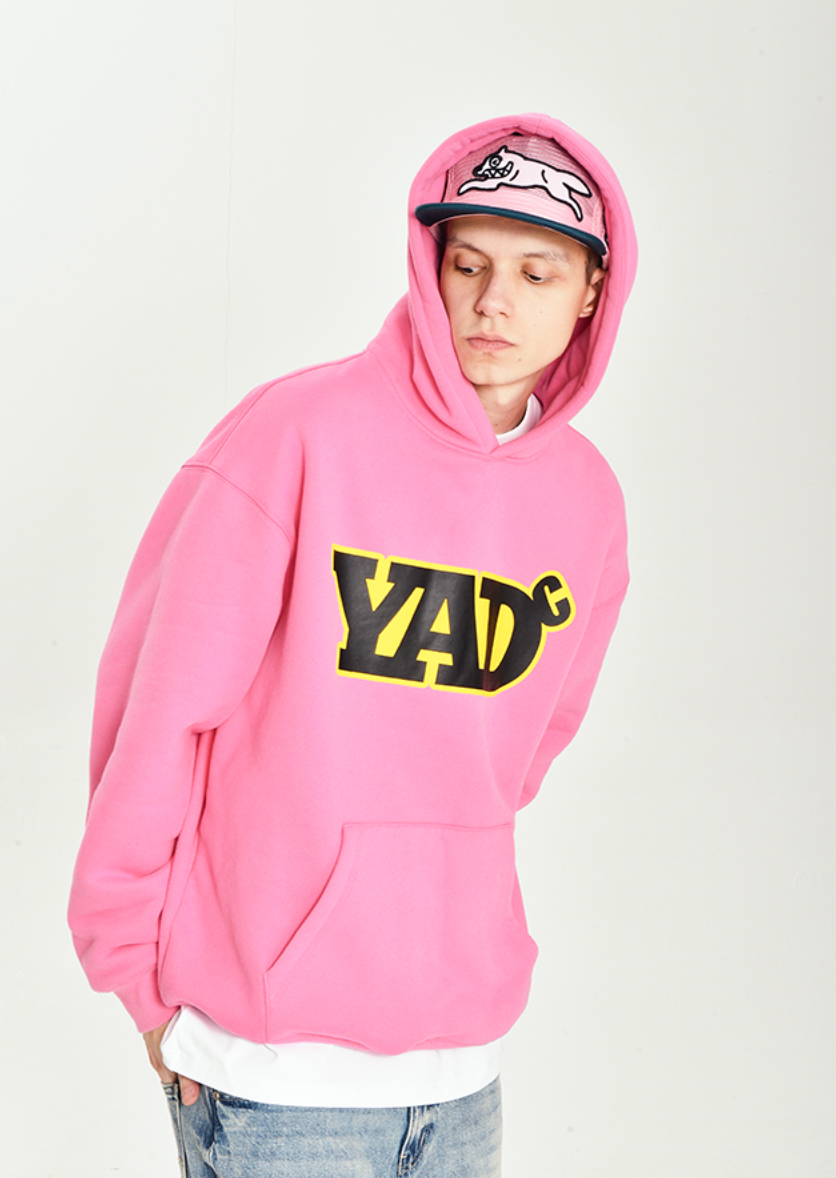 YADcrew Logo Print Hoodie
