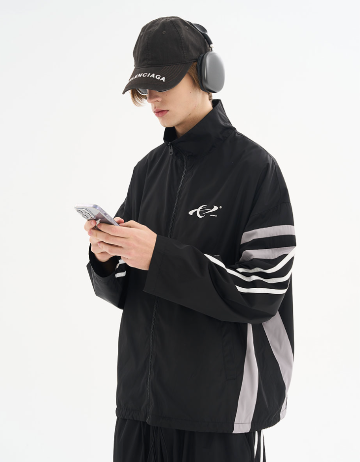 Harsh and Cruel Stitching Loose Track Jacket