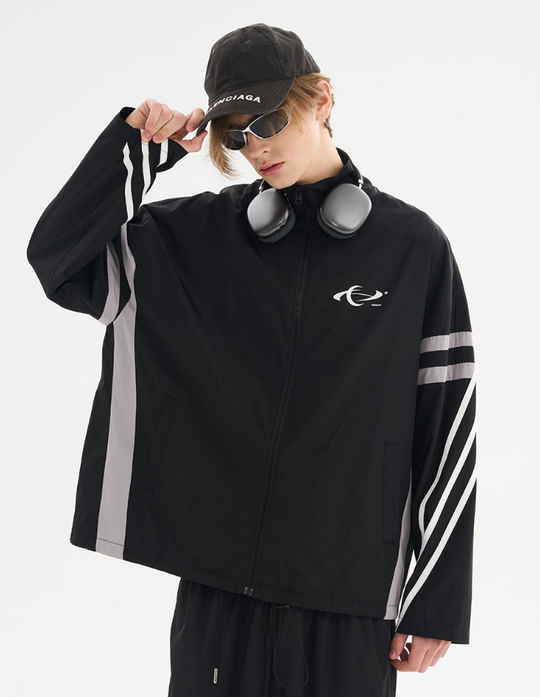 Harsh and Cruel Stitching Loose Track Jacket