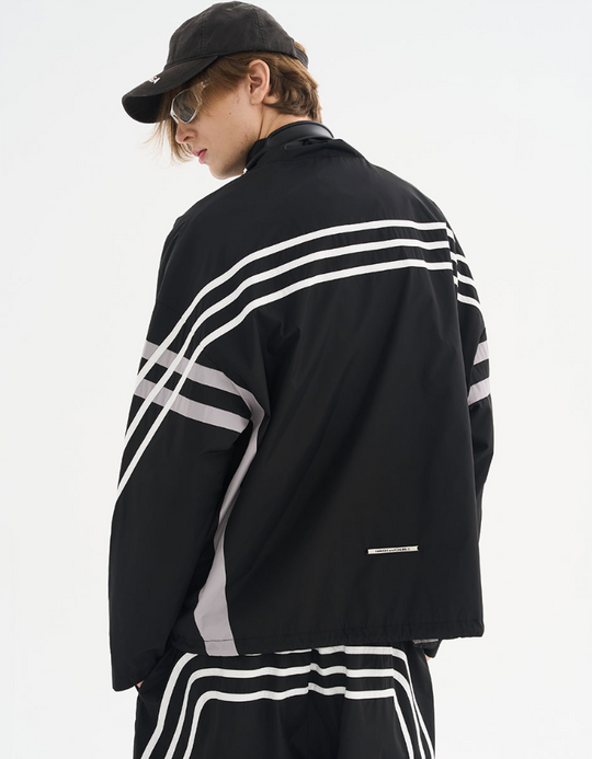 Harsh and Cruel Stitching Loose Track Jacket