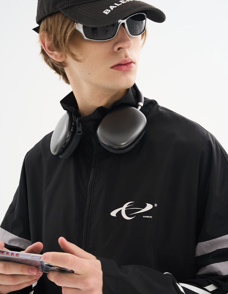 Harsh and Cruel Stitching Loose Track Jacket