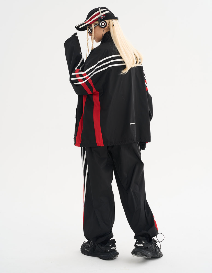 Harsh and Cruel Stitching Loose Track Jacket