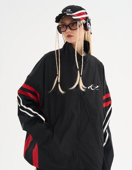 Harsh and Cruel Stitching Loose Track Jacket