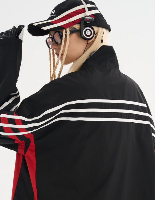 Harsh and Cruel Stitching Loose Track Jacket