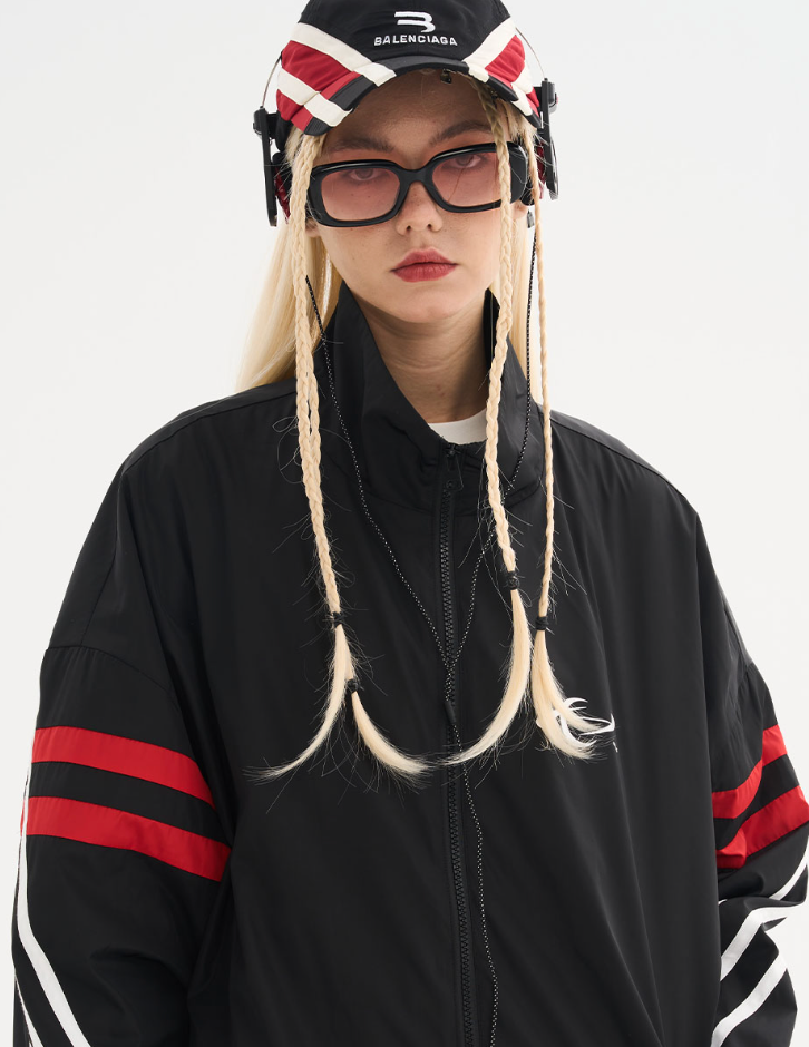 Harsh and Cruel Stitching Loose Track Jacket