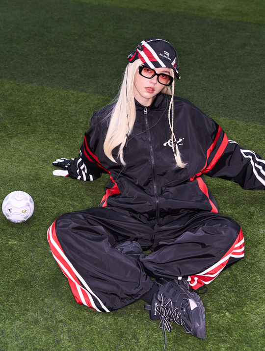 Harsh and Cruel Stitching Loose Track Jacket