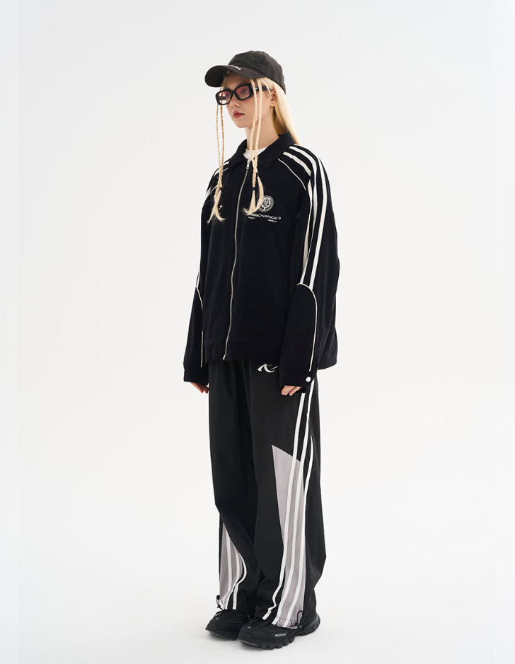 Harsh and Cruel Striped Loose Corduroy Jacket