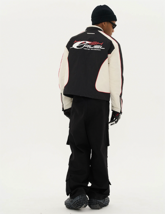Harsh and Cruel Racing Logo Paneled Jacket