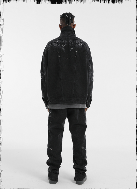 JHYQ Heavy Embroidery Denim Jacket