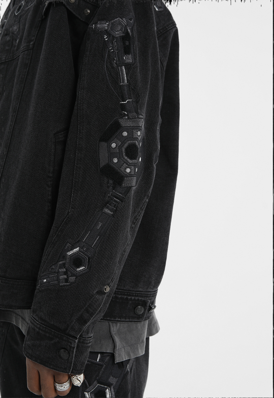JHYQ Heavy Embroidery Denim Jacket