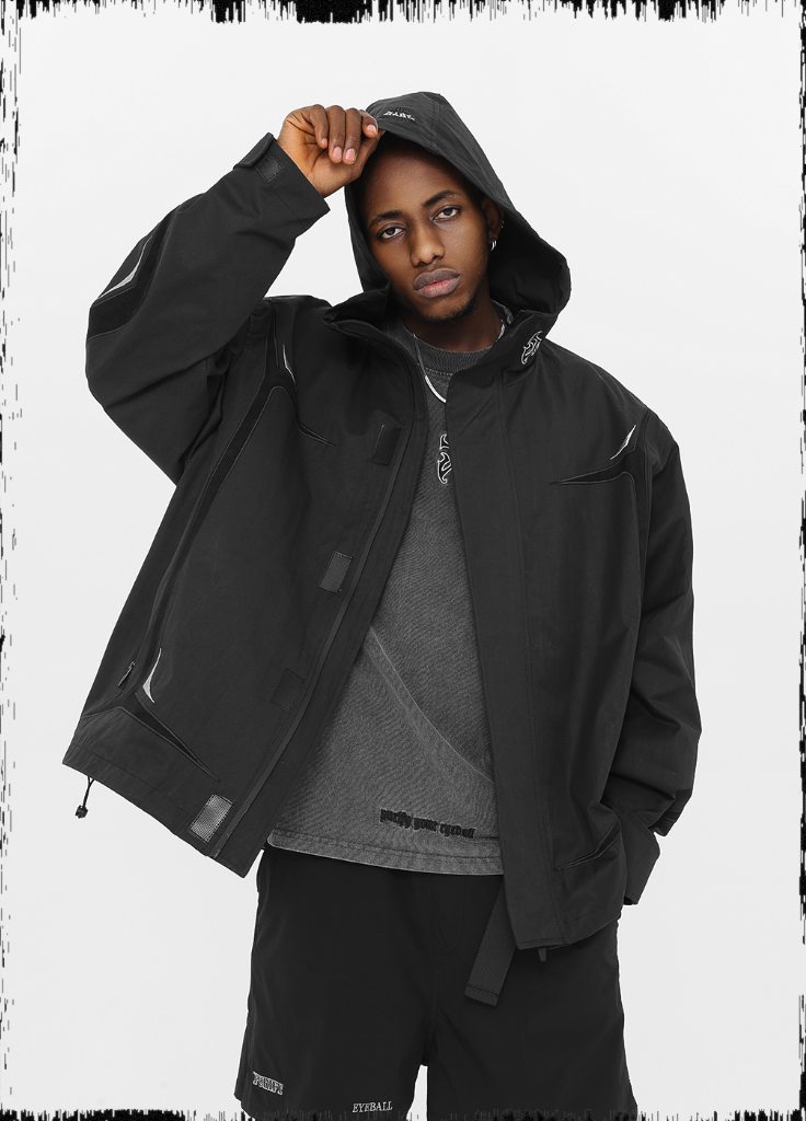 JHYQ Punching Embroidered Function Jacket