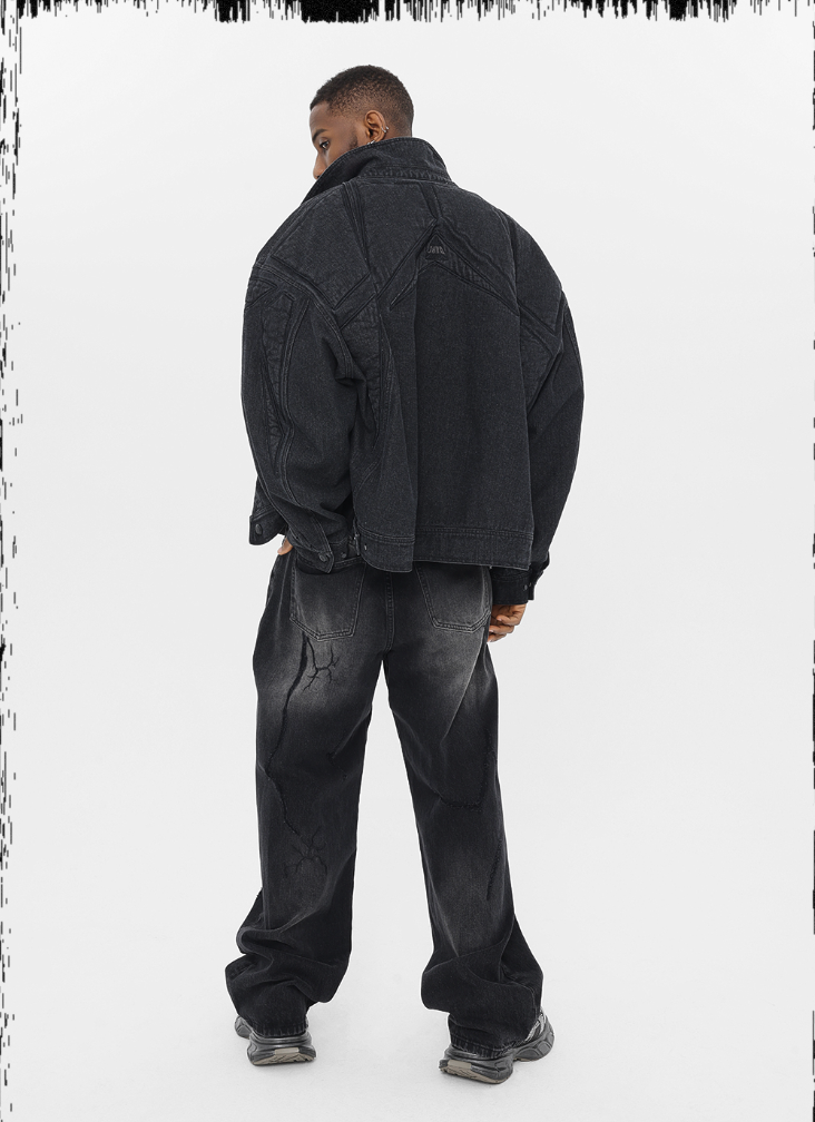 JHYQ Embroidered Denim Jacket