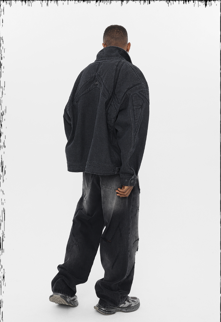 JHYQ Embroidered Denim Jacket