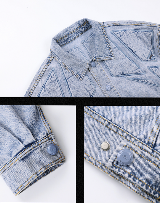 JHYQ Embroidered Denim Jacket