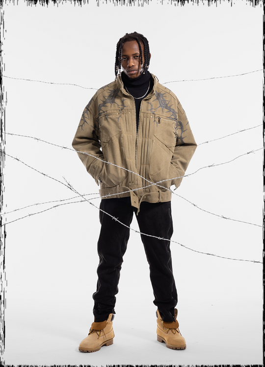 JHYQ Stand Up Collar Short Jacket