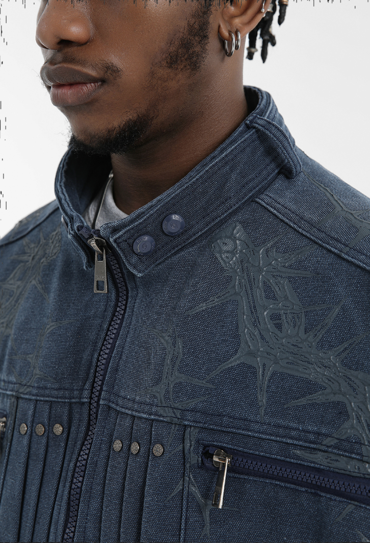 JHYQ Stand Up Collar Short Jacket