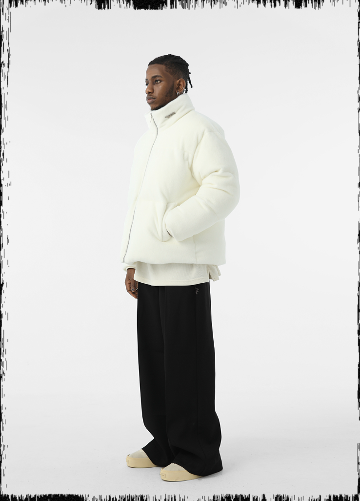 JHYQ 90 White Duck Down Imitation Mink Down Jacket