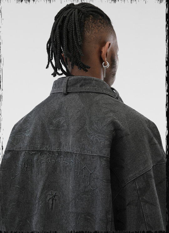 JHYQ Stand Up Collar Short Jacket