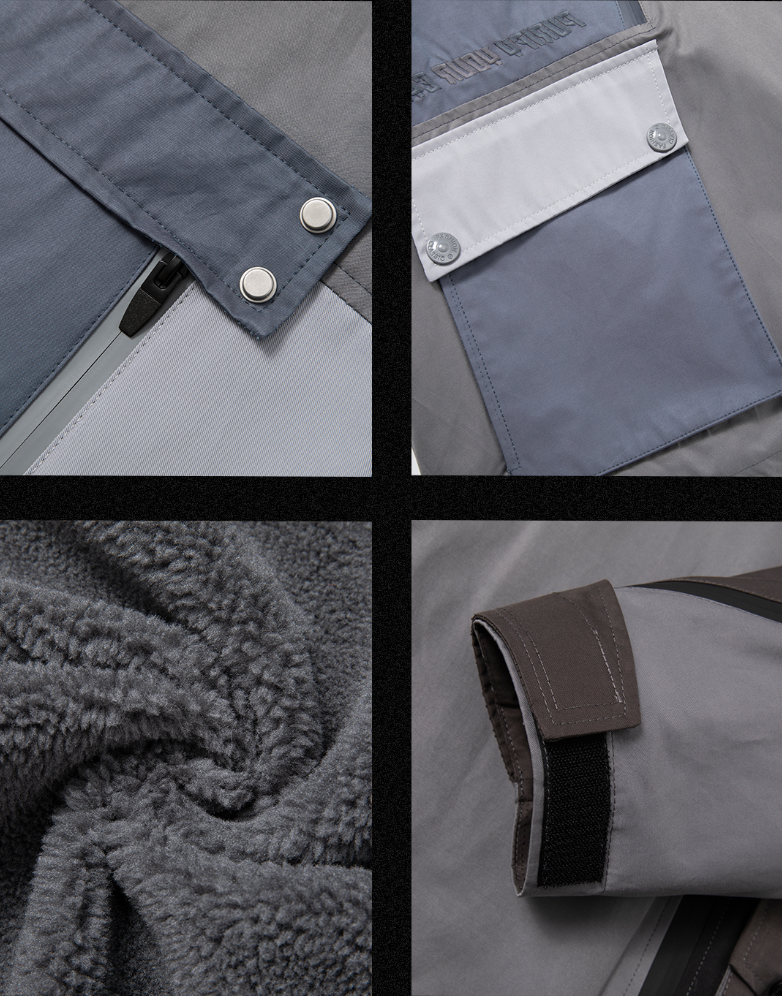 JHYQ Functional Patchwork Rushing Jacket