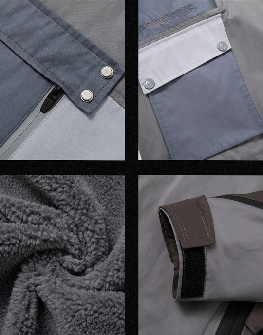 JHYQ Functional Patchwork Rushing Jacket