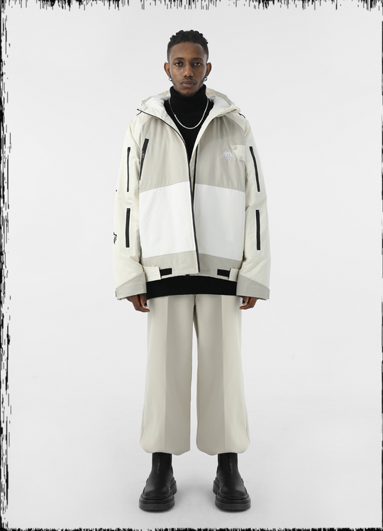 JHYQ 90 White Duck Down Function Hooded Down Jacket