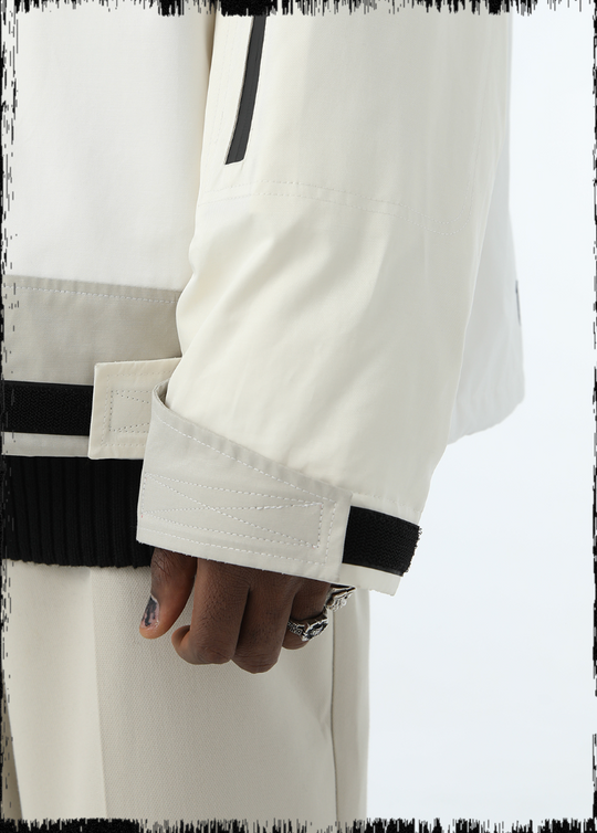 JHYQ 90 White Duck Down Function Hooded Down Jacket