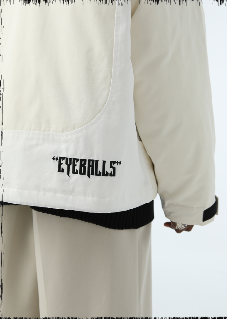 JHYQ 90 White Duck Down Function Hooded Down Jacket