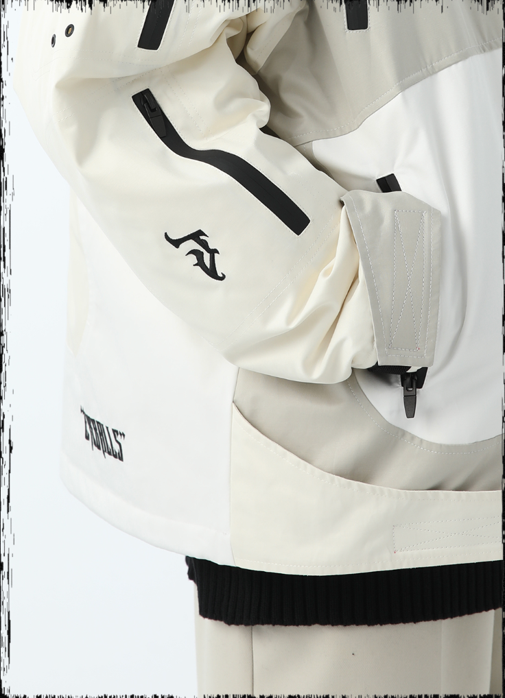 JHYQ 90 White Duck Down Function Hooded Down Jacket