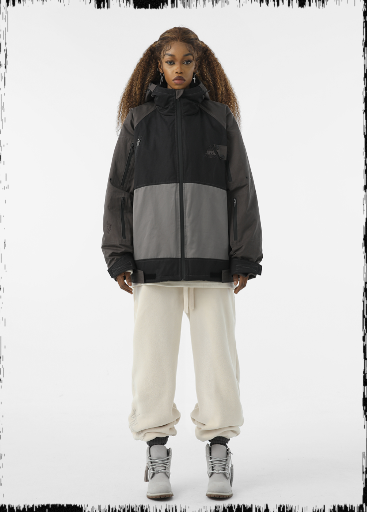 JHYQ 90 White Duck Down Function Hooded Down Jacket