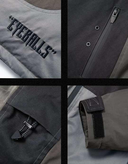 JHYQ 90 White Duck Down Function Hooded Down Jacket