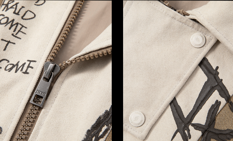 JHYQ Heavy Graffiti Short Jacket