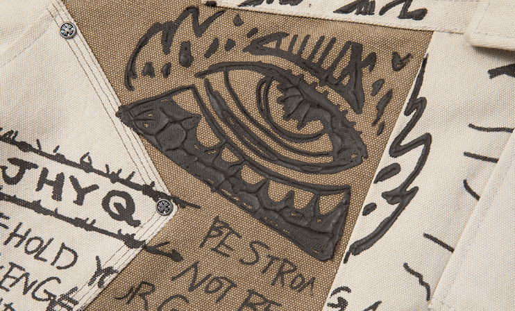 JHYQ Heavy Graffiti Short Jacket