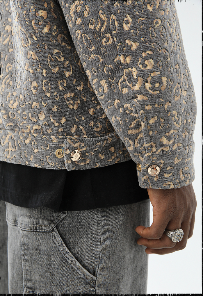 JHYQ Double Gun Embroidery Short Jacket