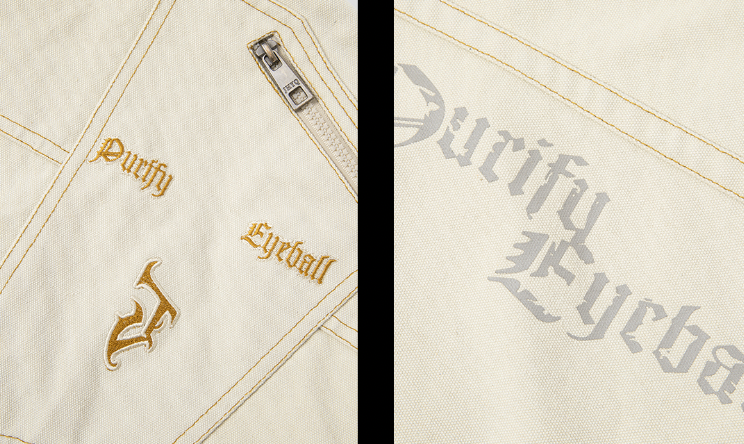 JHYQ Coil Buckle Lapel Embroidered Short Jacket