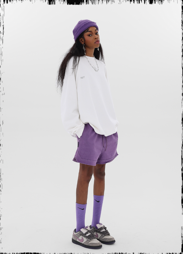 JHYQ Embroidered Logo Zipper Design Heavyweight Sweater