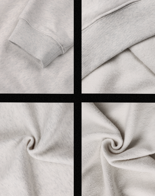 JHYQ Letters Embroidered Logo Heavyweight Sweater