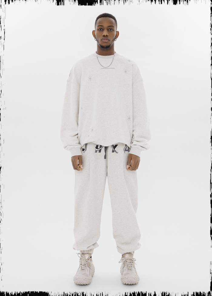 JHYQ Stars Embroidered Heavyweight Sweater