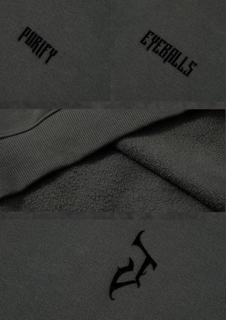 JHYQ Basic Logo Print Hoodie