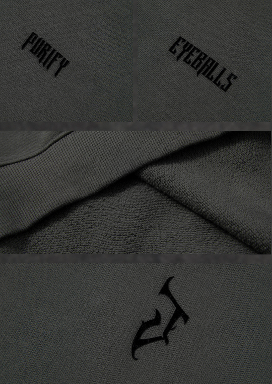 JHYQ Basic Logo Print Hoodie