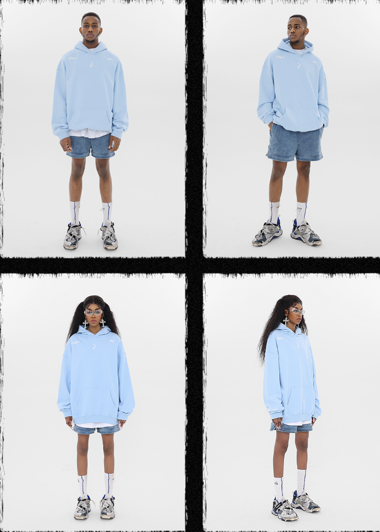 JHYQ Basic Logo Print Hoodie