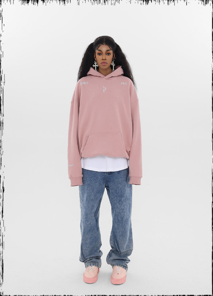 JHYQ Basic Logo Print Hoodie