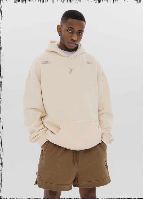 JHYQ Basic Logo Print Hoodie