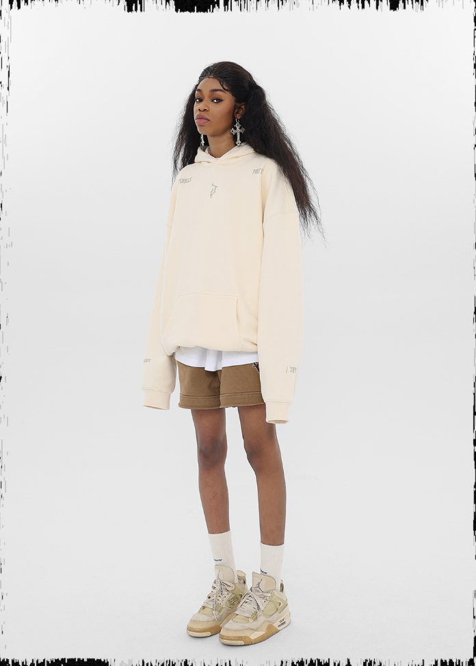 JHYQ Basic Logo Print Hoodie