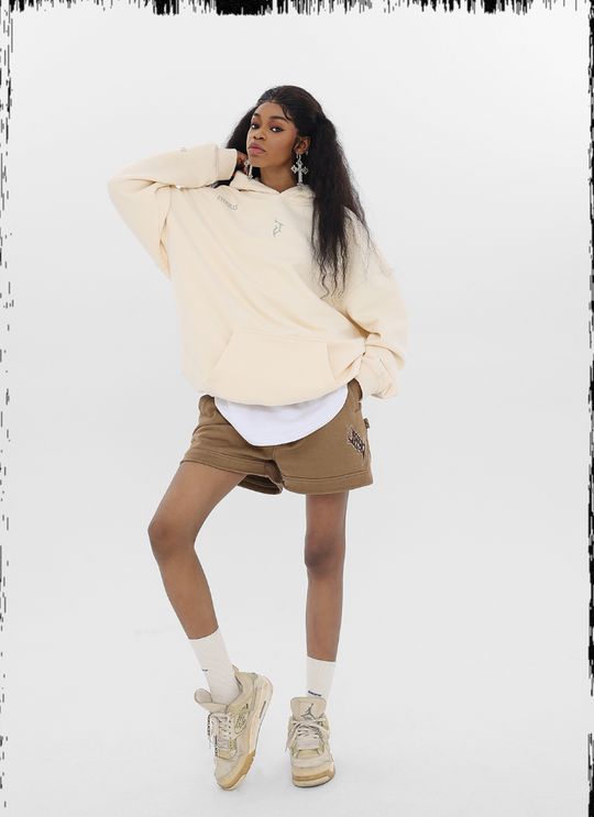 JHYQ Basic Logo Print Hoodie