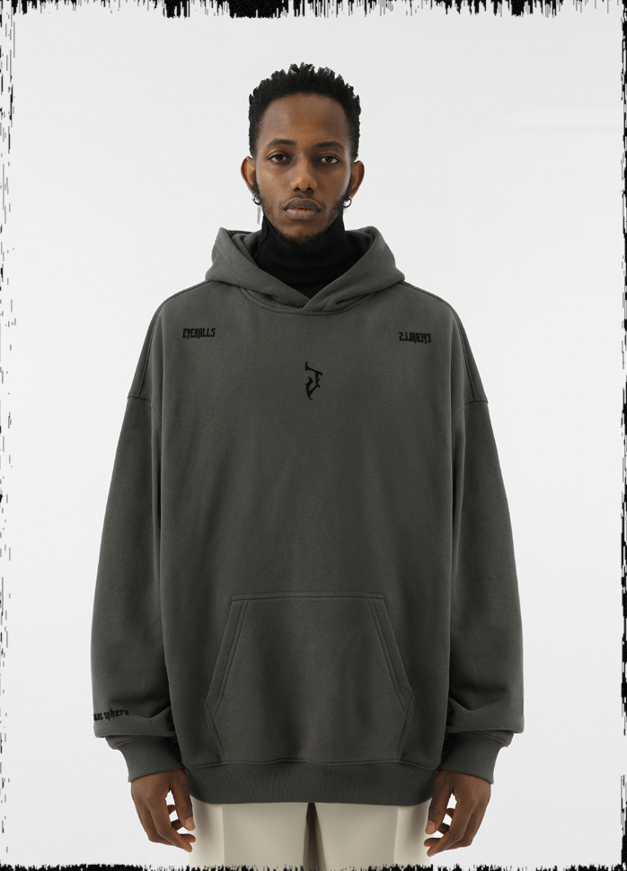 JHYQ Basic Logo Print Hoodie