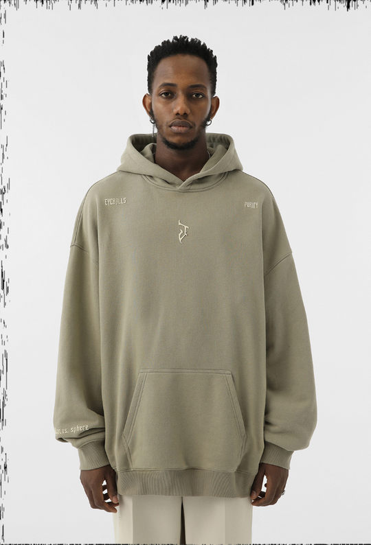 JHYQ Basic Logo Print Hoodie