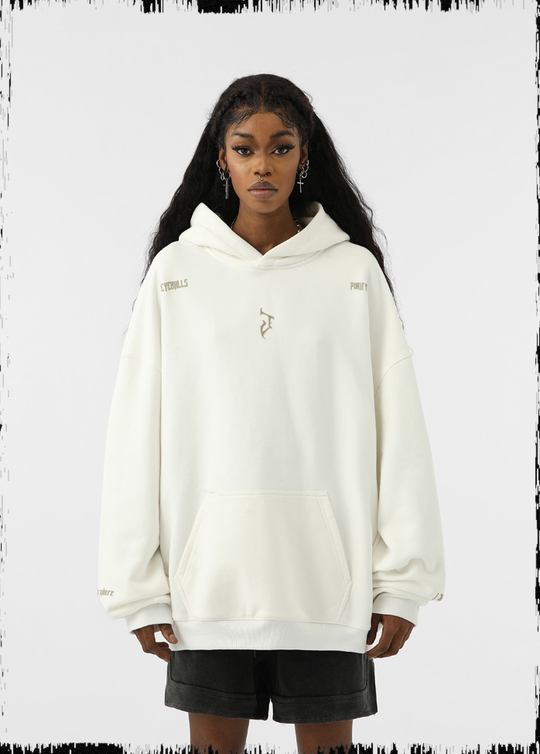 JHYQ Basic Logo Print Hoodie