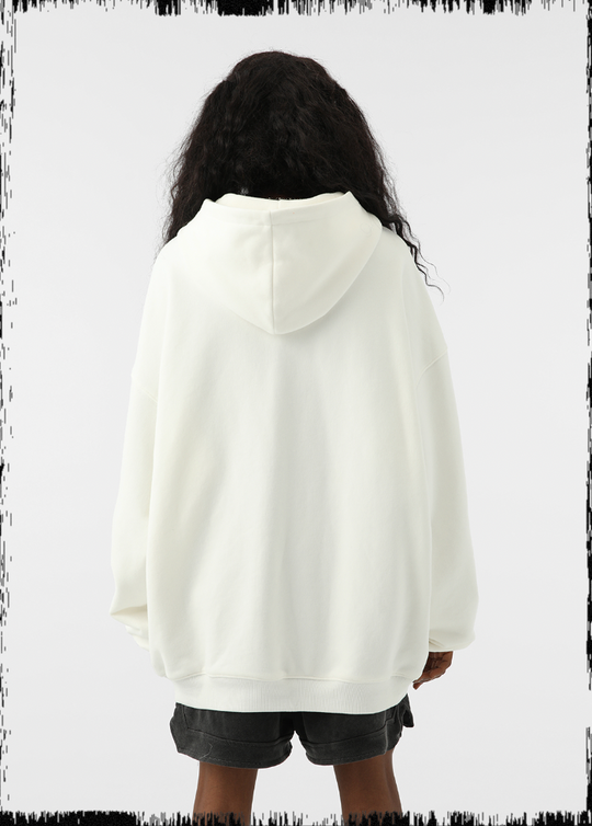 JHYQ Basic Logo Print Hoodie