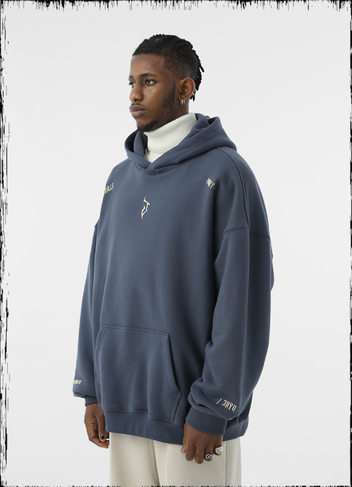 JHYQ Basic Logo Print Hoodie